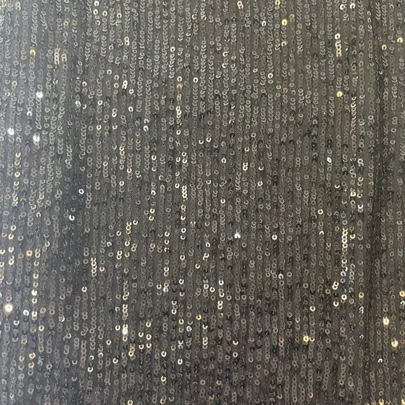 CeCe. Short black sequined dress for women. Size S. Made in China. - Picture 2 of 7